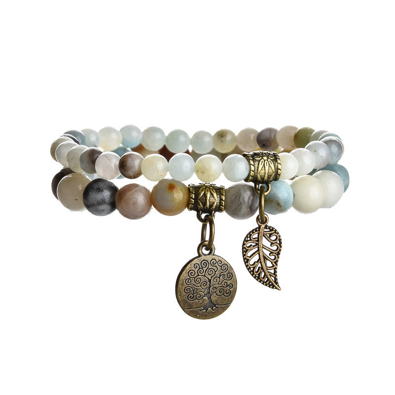 Life Tree Elegance: Inner Harmony Pendant & Bracelet