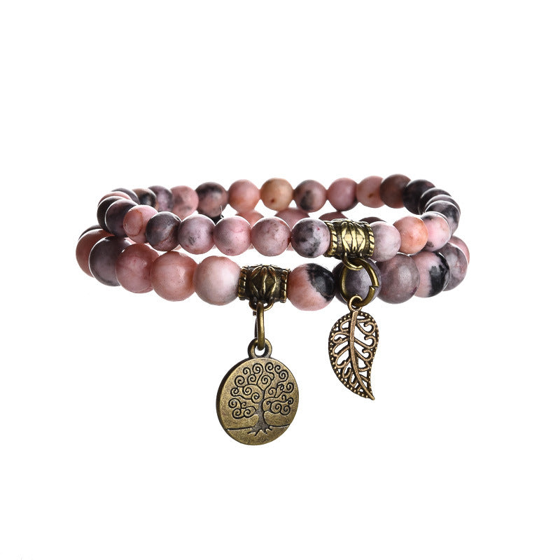 Life Tree Elegance: Inner Harmony Pendant & Bracelet