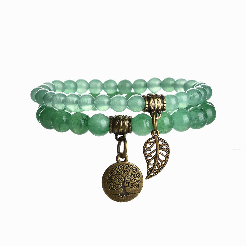 Life Tree Elegance: Inner Harmony Pendant & Bracelet