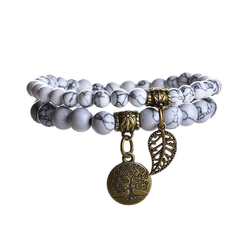 Life Tree Elegance: Inner Harmony Pendant & Bracelet