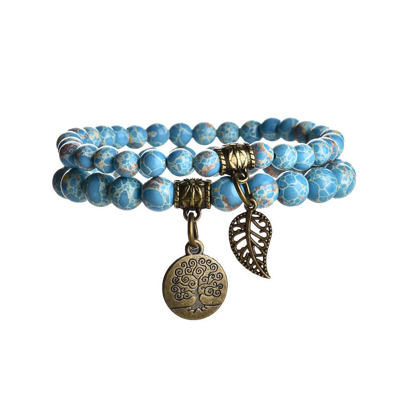 Life Tree Elegance: Inner Harmony Pendant & Bracelet