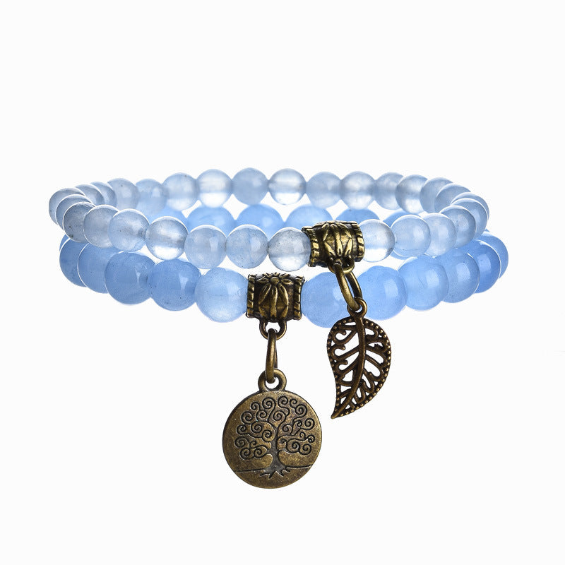 Life Tree Elegance: Inner Harmony Pendant & Bracelet