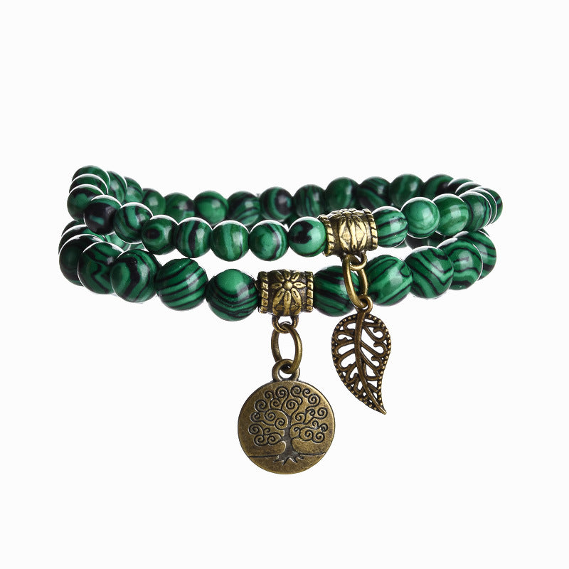 Life Tree Elegance: Inner Harmony Pendant & Bracelet