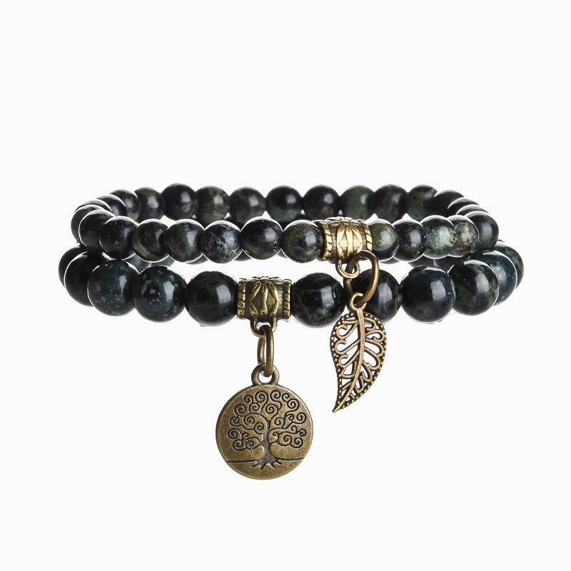 Life Tree Elegance: Inner Harmony Pendant & Bracelet