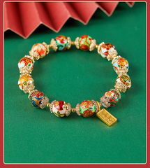 Eternal Bloom Cloisonné Bracelet